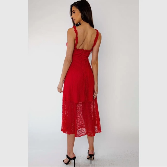 Heartbreaker red lace dress NWT - Picture 2 of 7